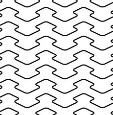 Black and white seamless pattern modern stylish N2