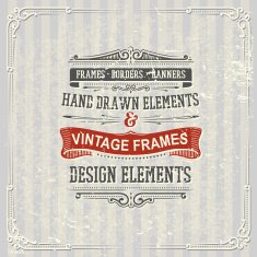 vintage frames and design elements N21