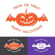 Halloween logo elements
