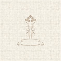 Vector Stylized floral pattern with roses