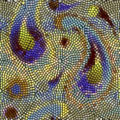 Paisley mosaic of circles N2