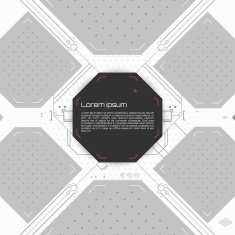 Futuristic graphic user interface N3