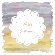 Light love violet yellow vintage pastel background in autumn