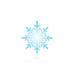 Blue snowflake Vector