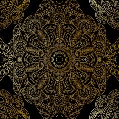Gold mandala pattern