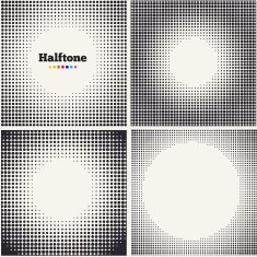 Grunge halftone background N2