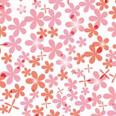 Floral pink design background texture
