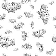 Sea theme vector pattern illustration N3