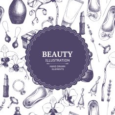 Vintage fashion template N3
