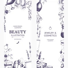 Vintage fashion template N4