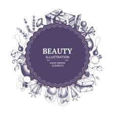 Vintage fashion template N5
