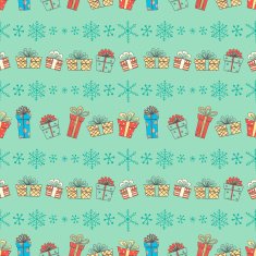 Winter seamless vector pattern
