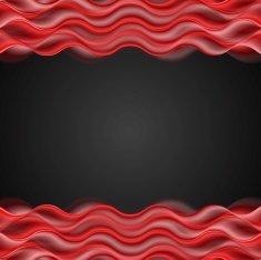 Abstract red wavy dark background