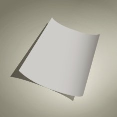 Vector blank paper sheet