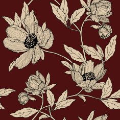 Seamless pattern with flowers rose N6