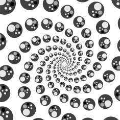 vortex black and white design background vector