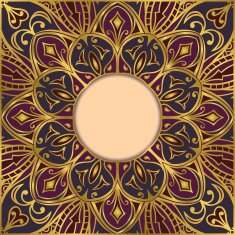 Oriental ornamental frame