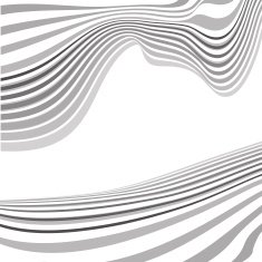 mobious optical art wave vector background black and white N5