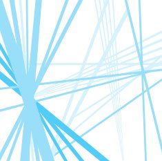 blue tech lines background vector design on white