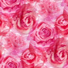 Watercolor flowers Roses N5