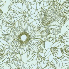 Seamless pattern with flowers rose N9