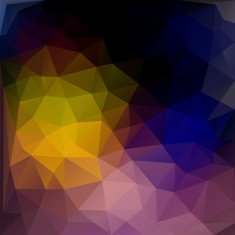 Magic triangle abstract background with highlights