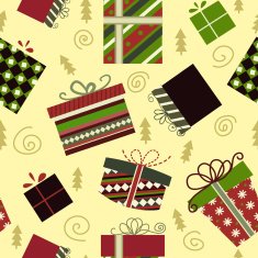 Retro Christmas Gift boxes N7