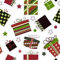 Retro Christmas Gift boxes N8