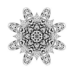 Mandala Ethnic abstract decorative elements N5