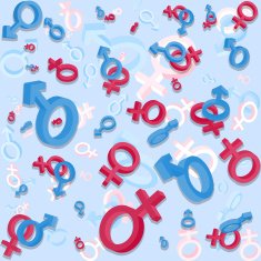 Gender seamless pattern