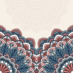 Floral oriental pattern N11