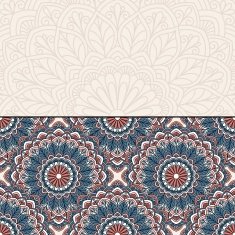 Floral oriental pattern N12