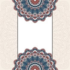Floral oriental pattern N15
