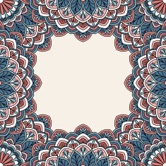 Floral oriental pattern N16