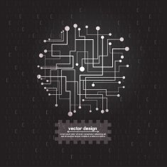Computer circuit board pattern