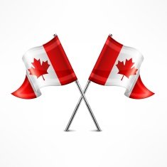 Two Canadian flag N2
