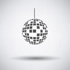 Party Disco Sphere Icon N2