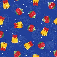 New year seamless pattern Endless Christmas template N15