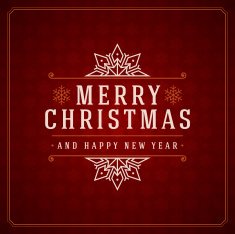 Merry Christmas Greetings Card or Poster Design N2