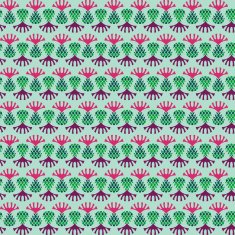 Thistle seamless background pattern Scottish ornament