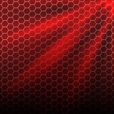 Red pattern with hexagons