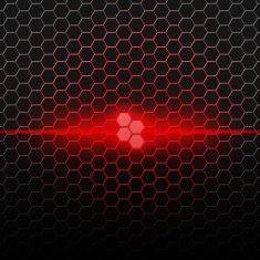 Red pattern with hexagons N2