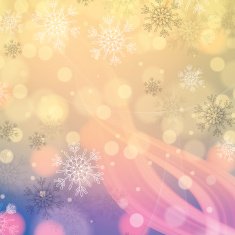 Abstract winter light colors snowflakes background N3