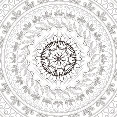 exquisite mandala pattern design N14