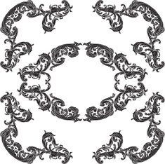 Square ornate page