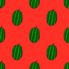 Seamless pattern with watermelon N5