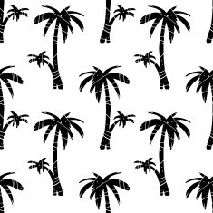 Seamless pattern with palm trees N8