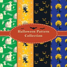 Cute Halloween Patterns collection