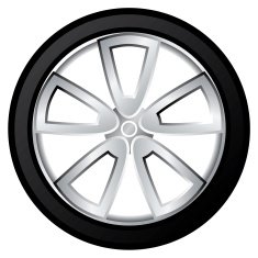 Metallic vector wheel