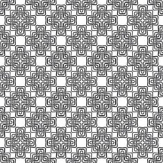 Seamless pattern of braided crosses N4